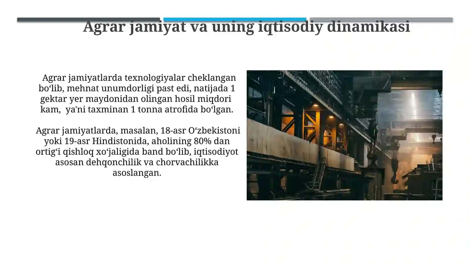 Iqtisodiy osishning toindstrual vo poindustral tiplari 4