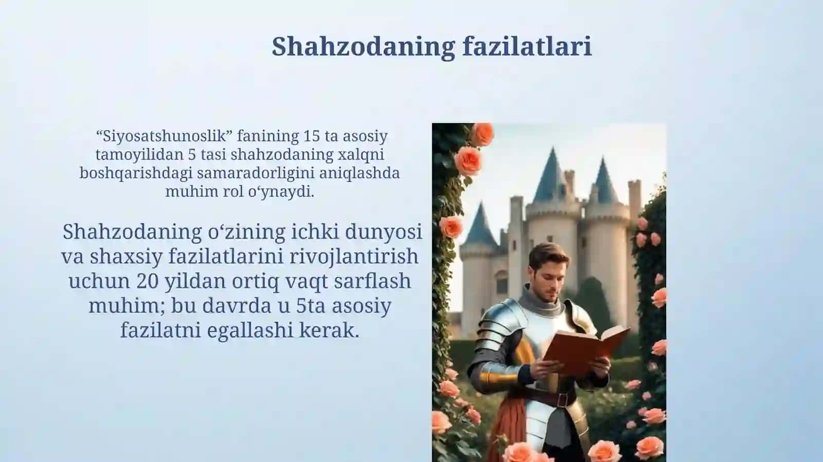 Shahzodaning obro'si 4