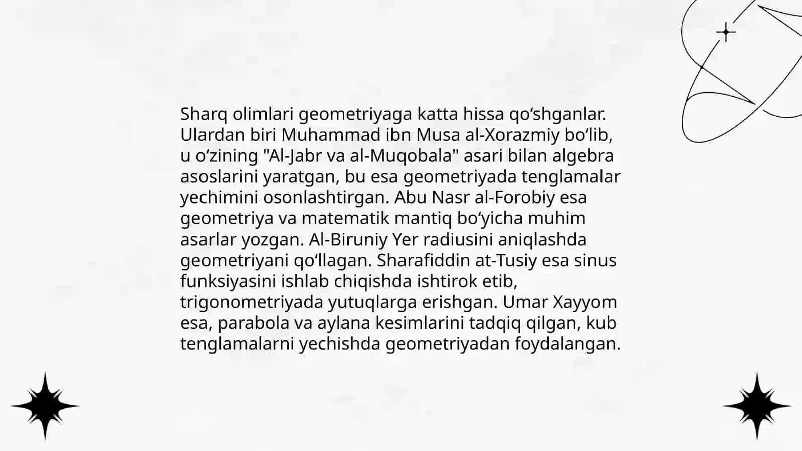 Sharq mutafakkirlarining matematikaga oid qarashlari 4