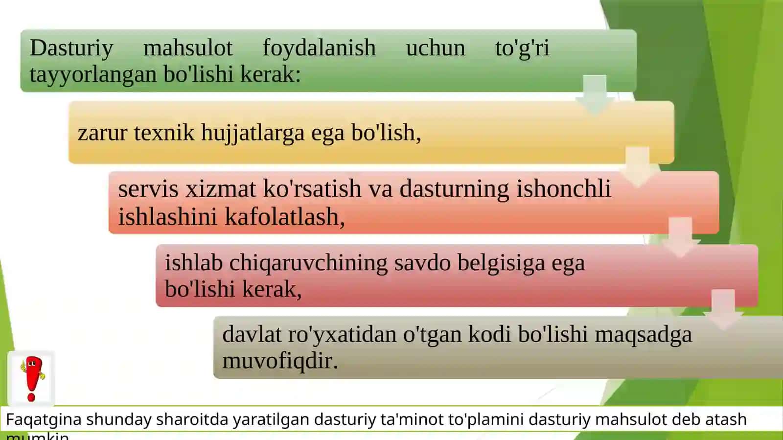 DASTURIY TA’MINOT VA UNING RIVOJLANISH TENDENSIYALARI 4