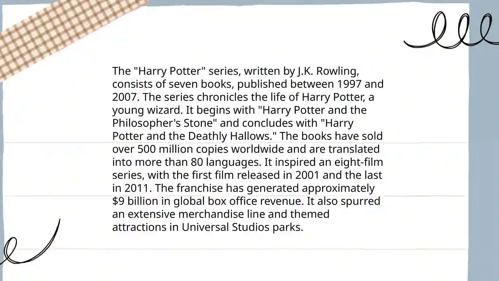 Biography of J.K. Rowling 4