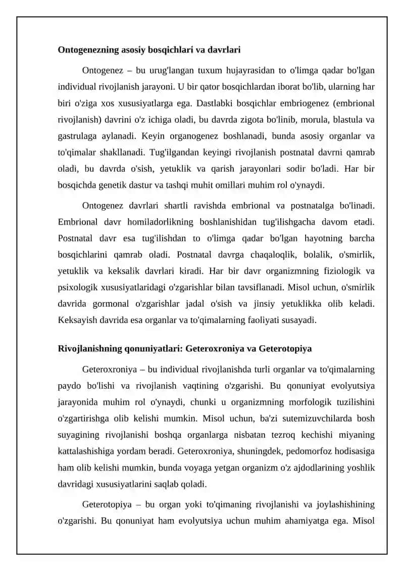 Shaxsiy rivojlanishning umumiy qonuniyatlari va onto-filogenezi 4