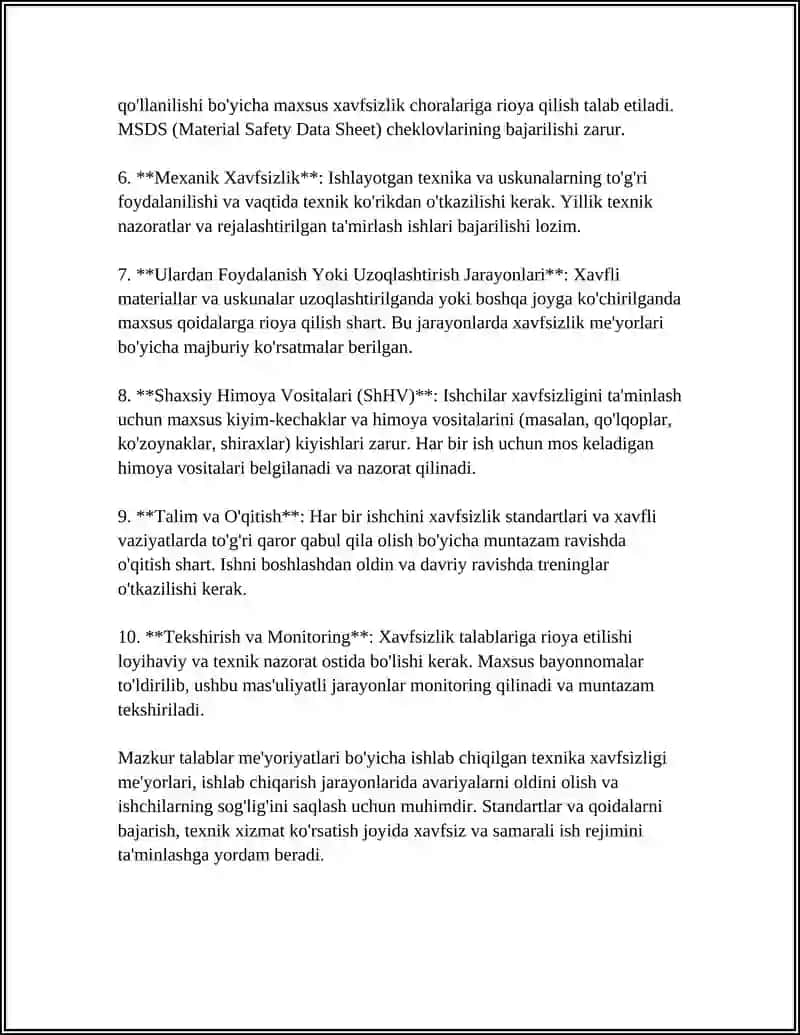 TRAKTORLAR VA AVTOMOBILLARGA TEXNIK XIZMAT KOʻRSATISHD AXAVFSIZLIK TEXNIKASI 4