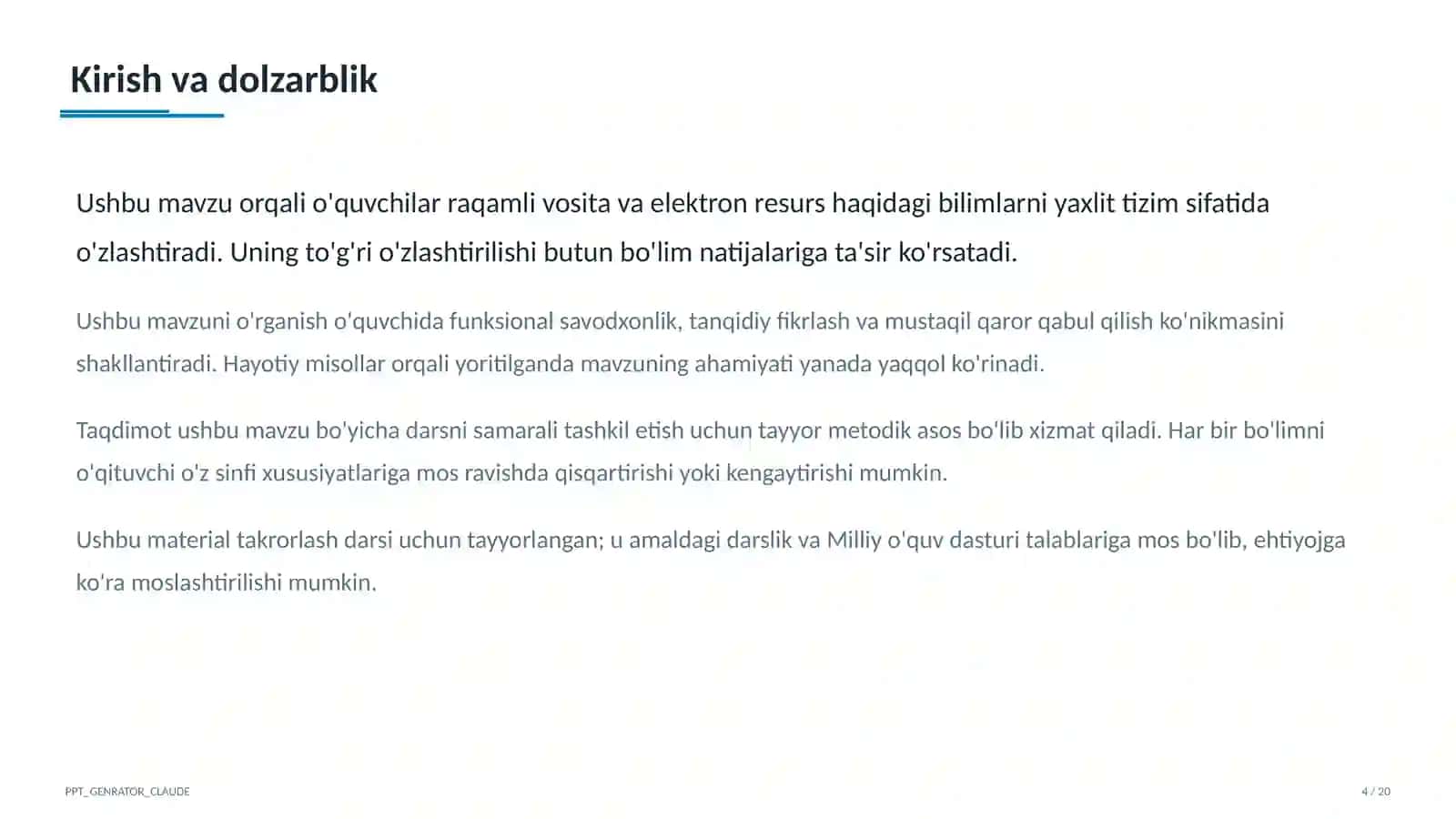 Ta'lim analitikasi: o'quvchi natijalarini tahlil qilish 4