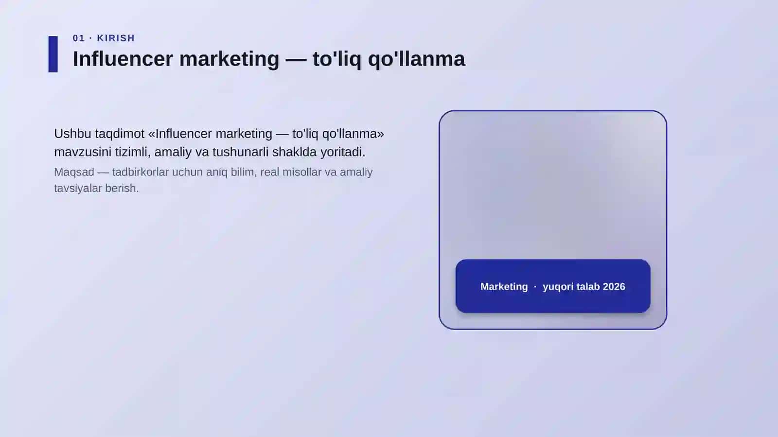 Influencer marketing — to'liq qo'llanma 4
