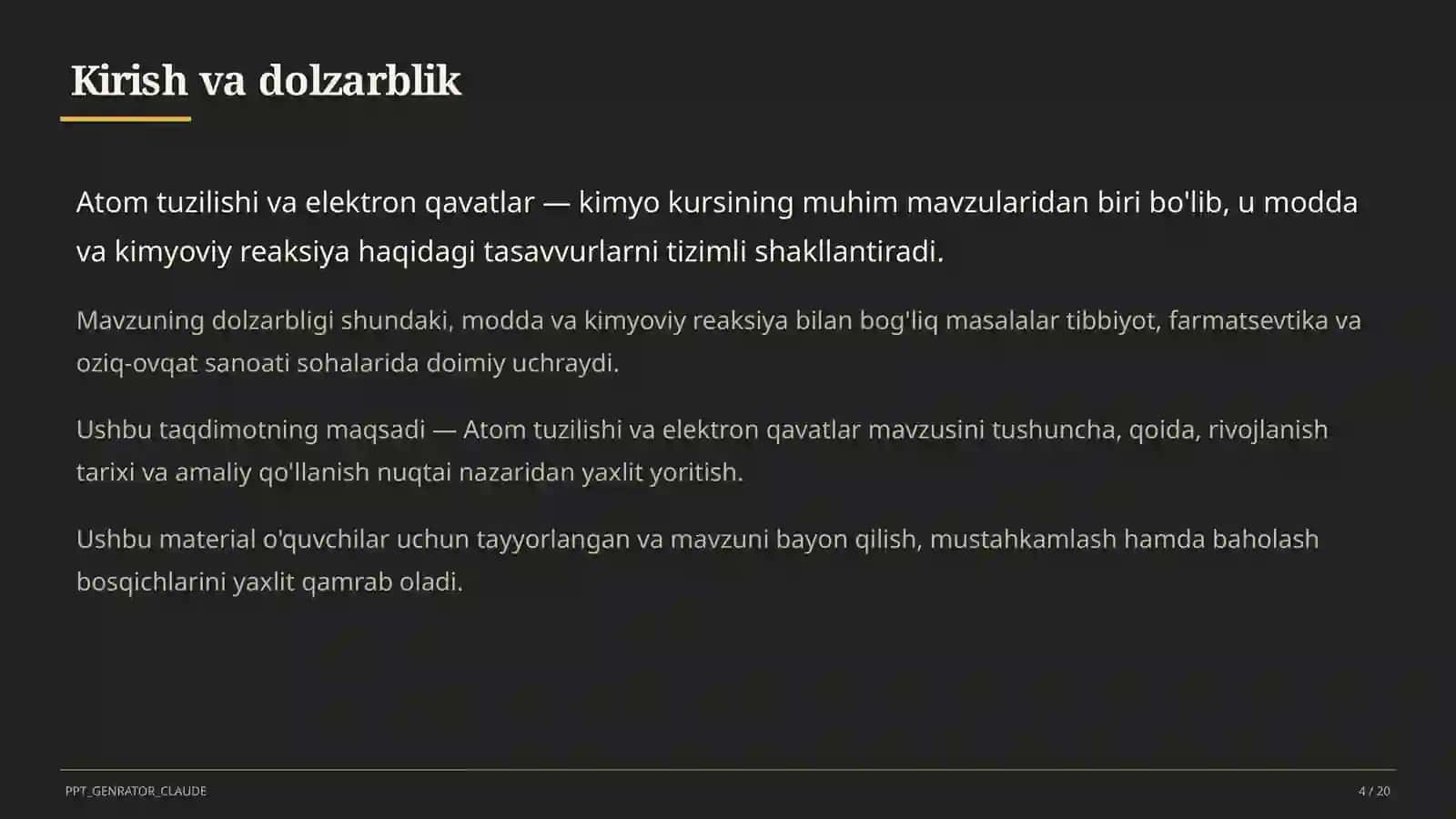 Atom tuzilishi va elektron qavatlar (8-sinf) 4