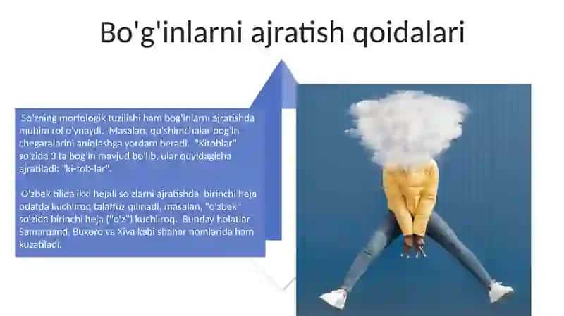 Bo‘g‘in va urg'u 4
