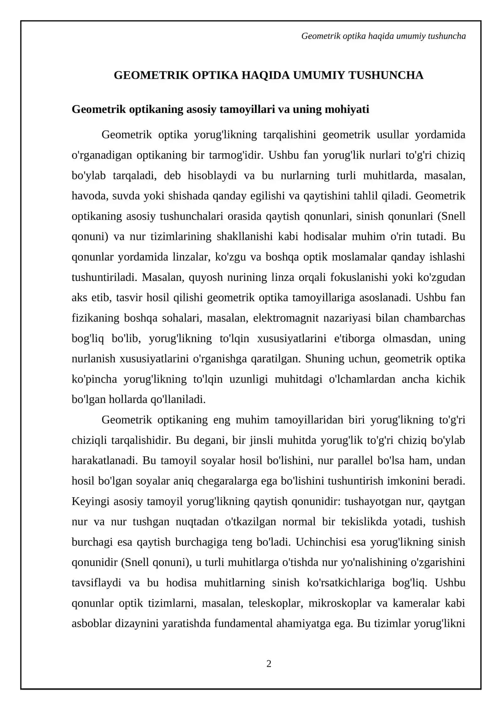 Geometrik optika 4