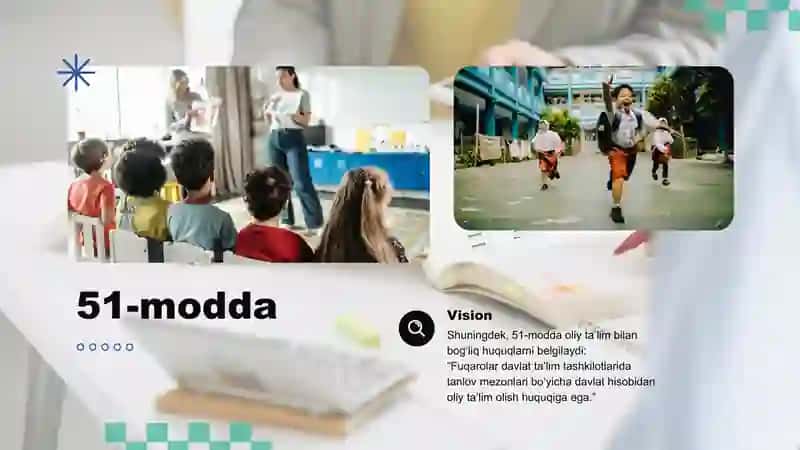 Ta'lim tizimining huquqiy-meyoriy asoslari 4