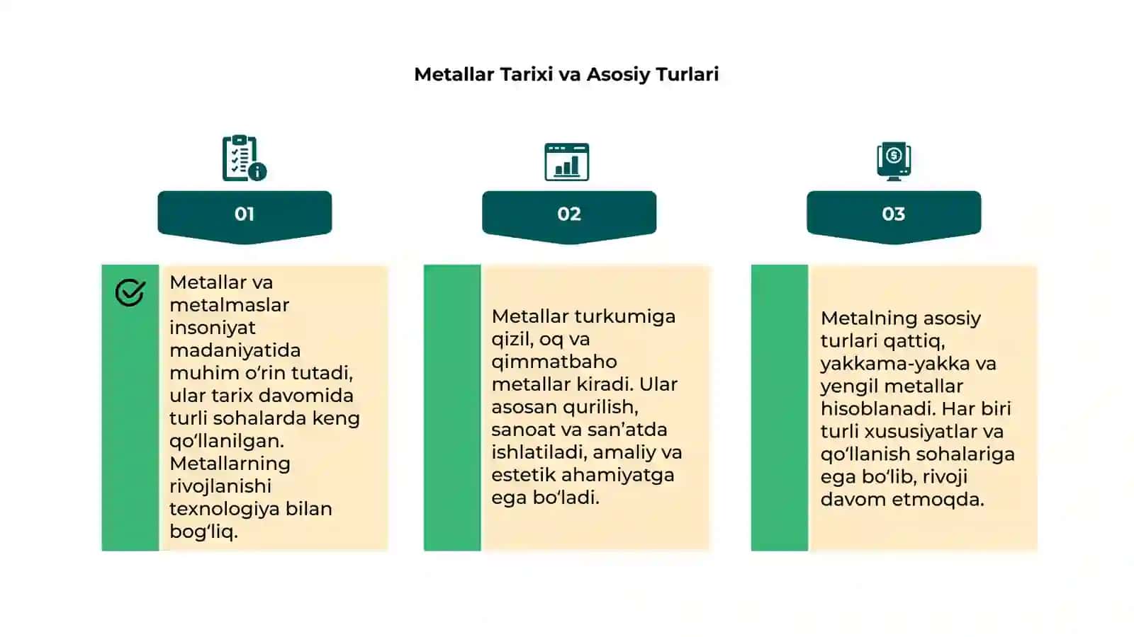 Metallar va Yaxshi Metalmaslar 4
