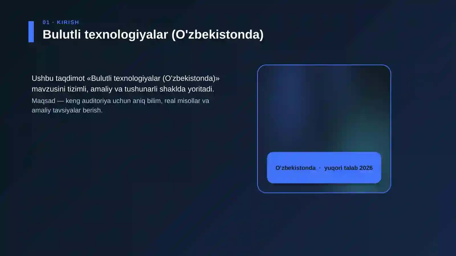 Bulutli texnologiyalar (O'zbekistonda) 4