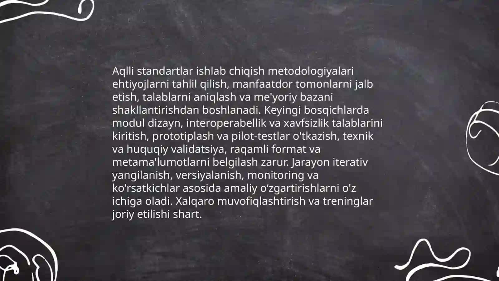 Aqlli standartlashtirishning nazariy asoslari va amaliy qo‘llanilishi 4