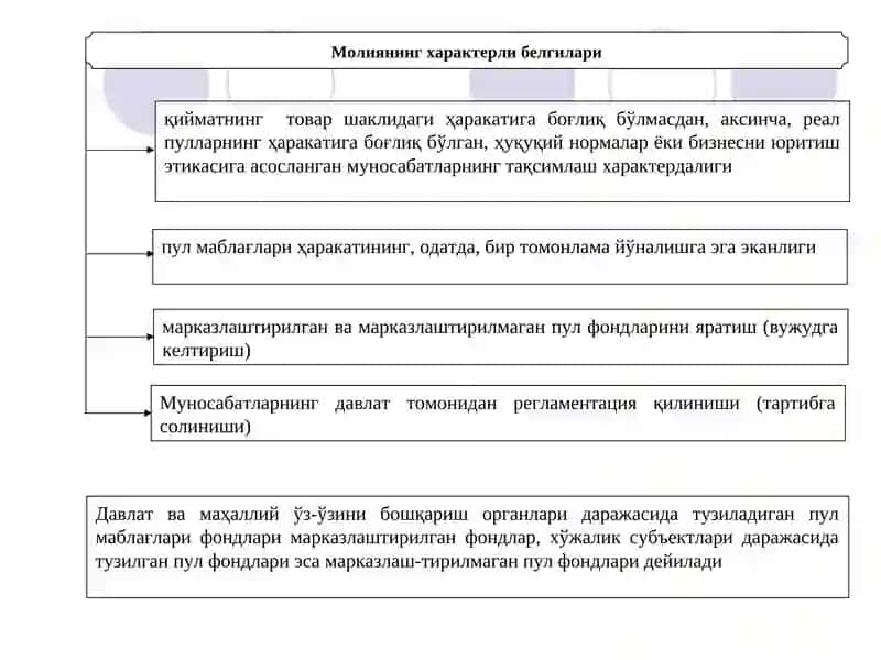 Молиянинг моҳияти ва функциялари 4