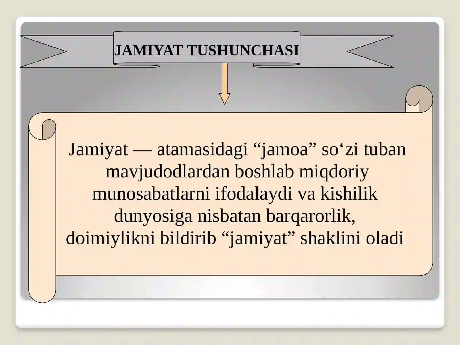 JAMIYAT FALSAFASI 4
