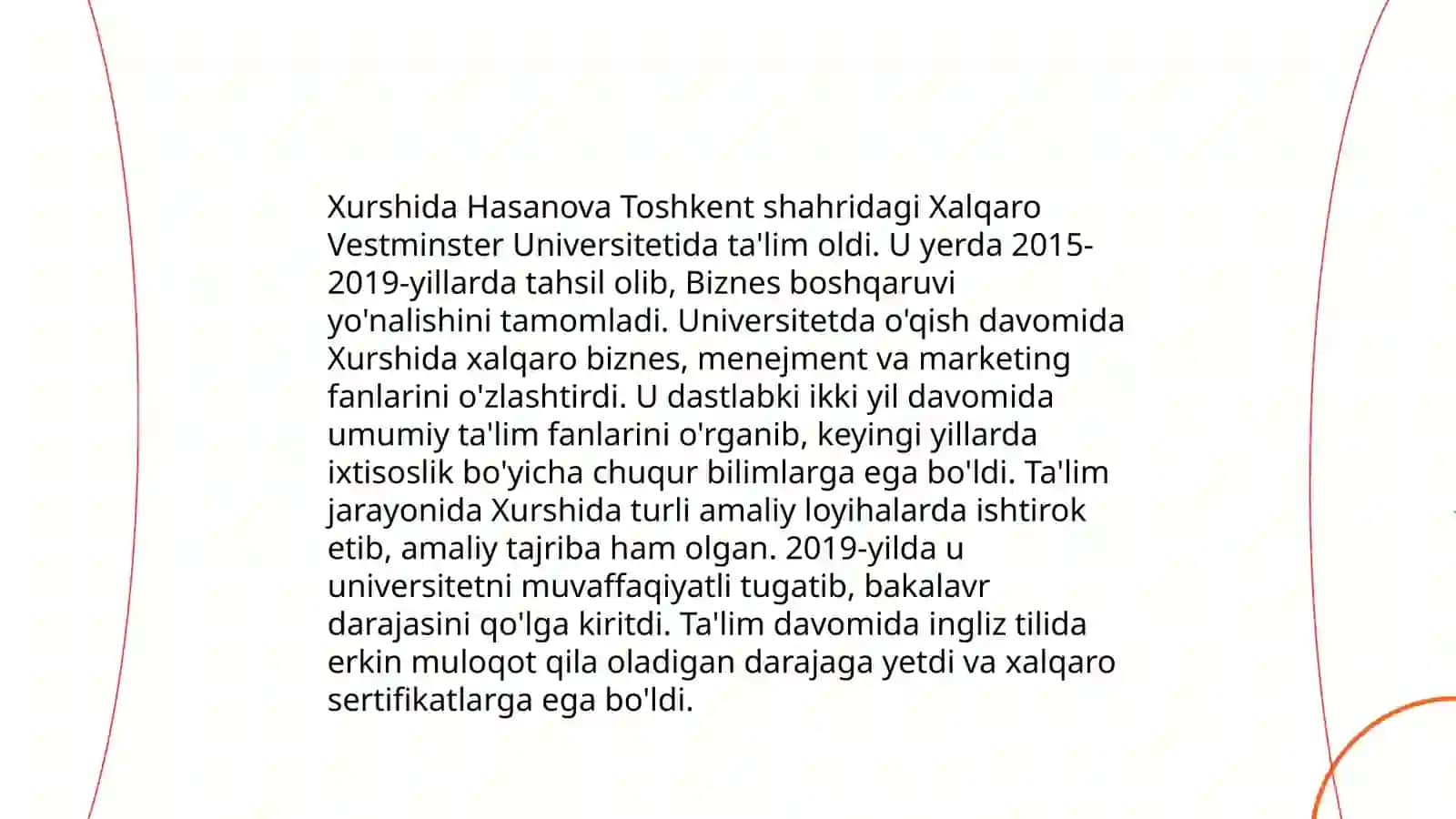 Xurshida Hasanova hayoti va ijodi 4