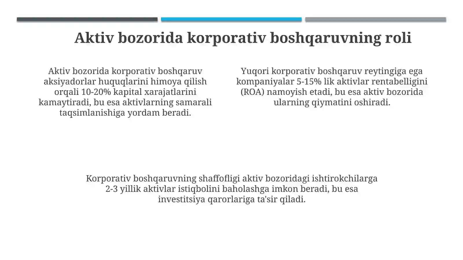 Aktivlar bozorida korporativ boshqaruv 4