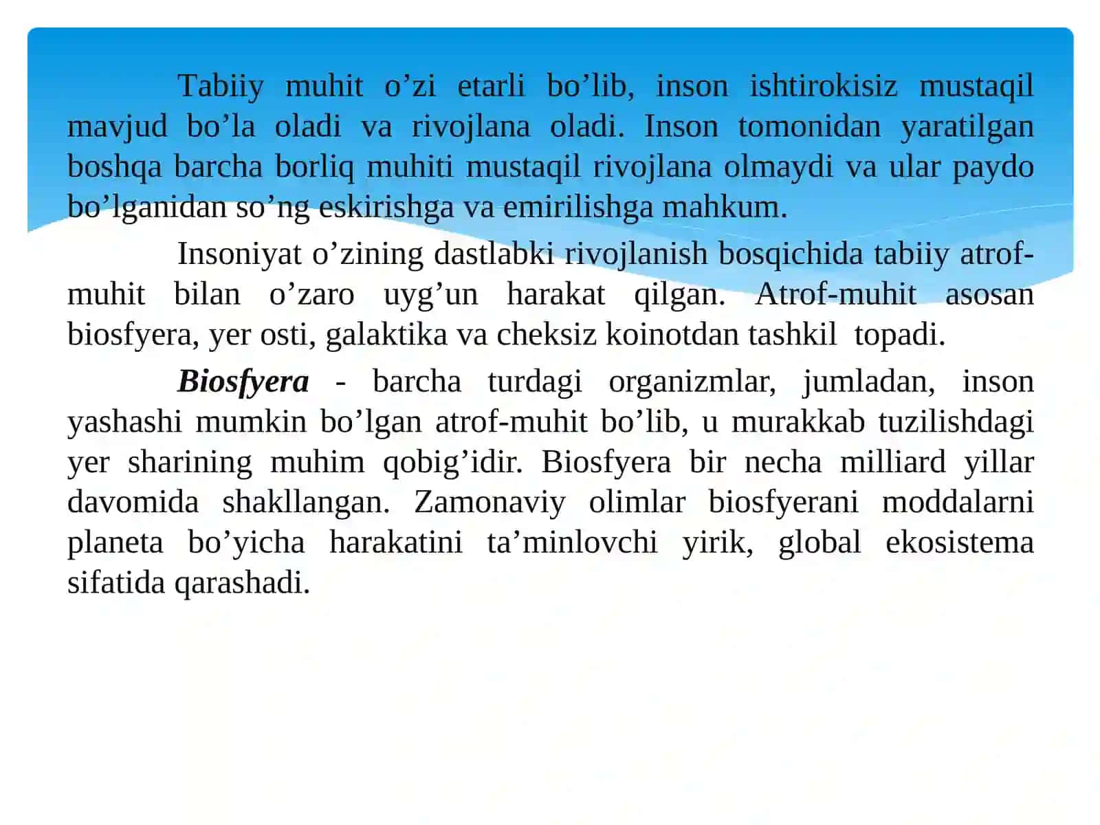 1-MODUL.1-Mа’ruzа:Hayot faoliyati xavfsizligini ta’minlash asoslari 4
