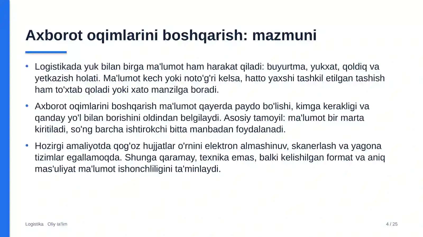 qog'oz sanoatida axborot oqimlarini boshqarish 8563 4