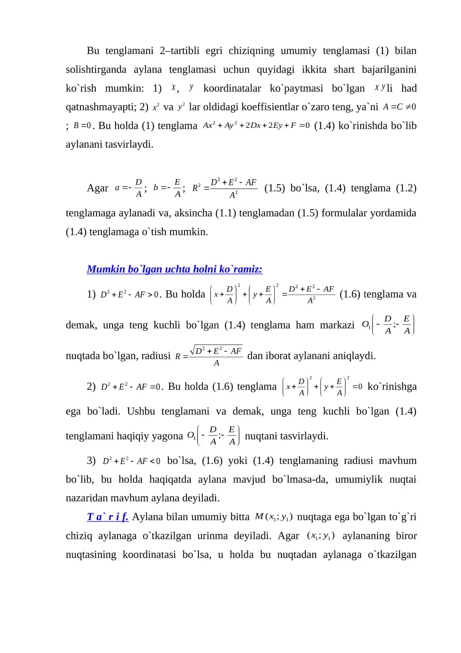 ELEMENTAR MATIMATIKA (GEOMETRIYA) 4