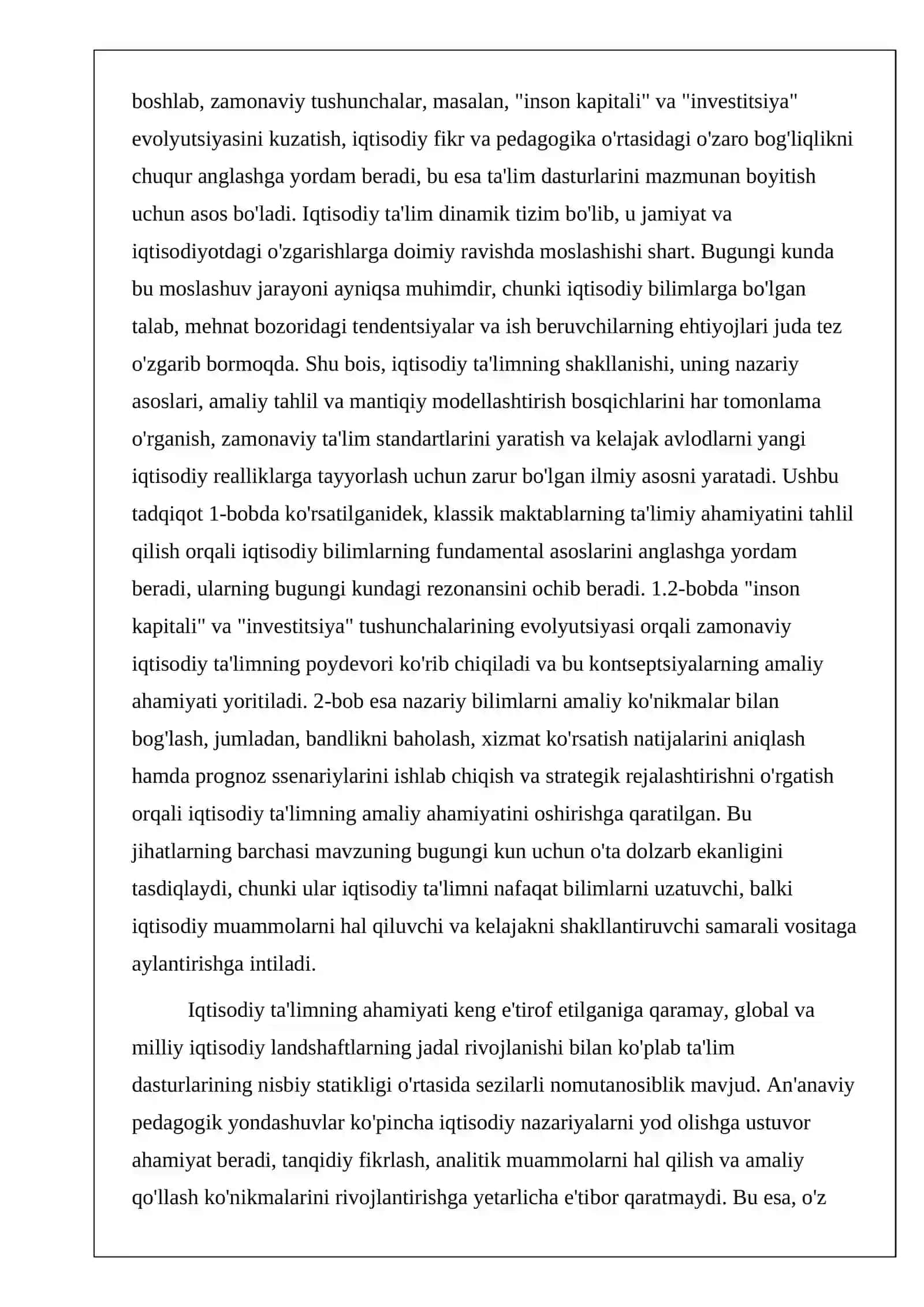 IQTISODIY BILIM ASOSLARINI OʻQITISH METODIKASI 4