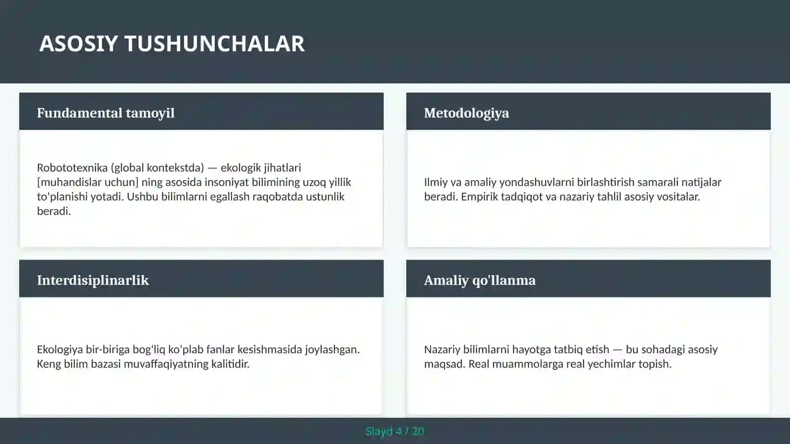 Robototexnika (GLOBAL KONTEKSTDA) — EKOLOGIK JIHATLARI [MUHANDISLAR UCHUN] 4