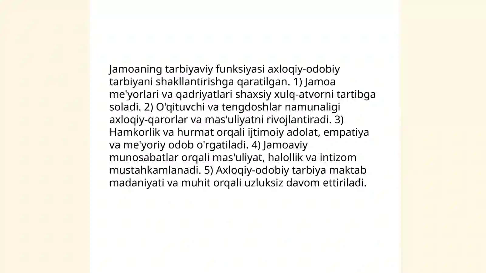 Jamoaning pedagogik vazifalari va funksiyalari 4