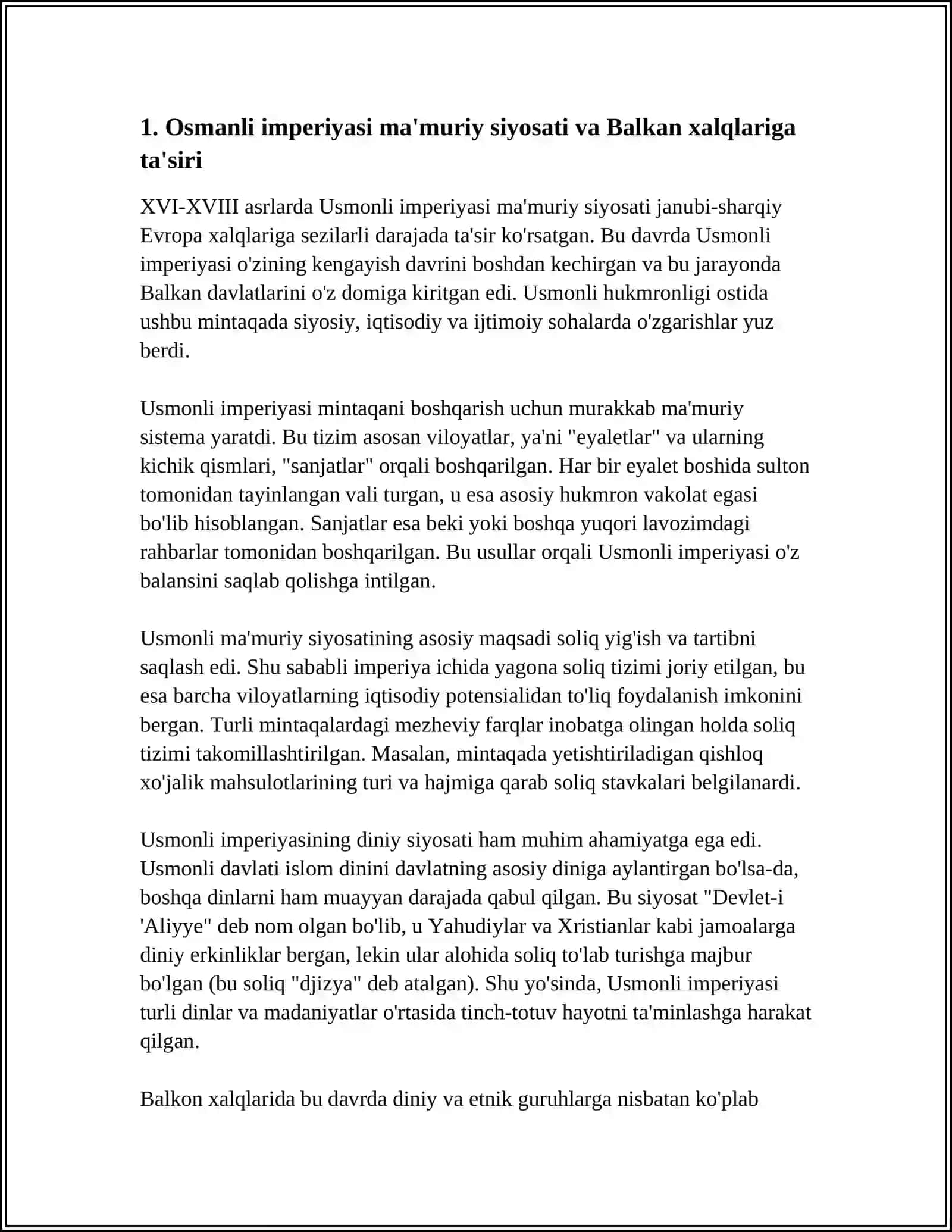 XVI-XVIII ASRLARDA JANUBI-SHARQIY YEVROPA XALQLARI 4