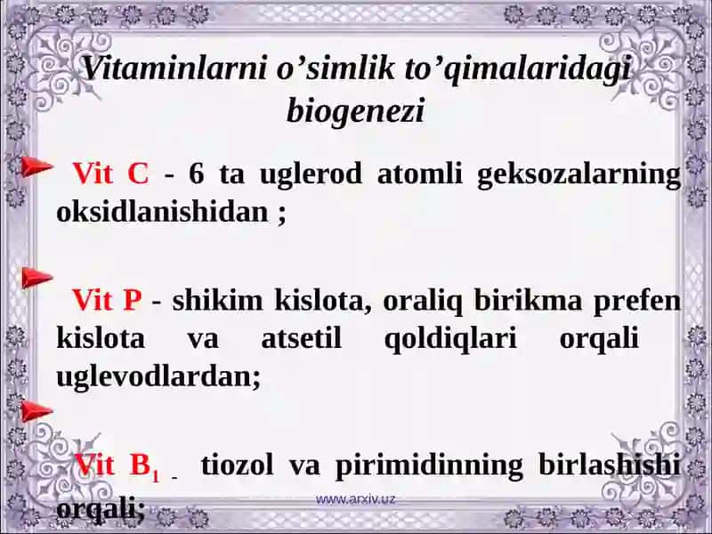 Vitaminlar 4