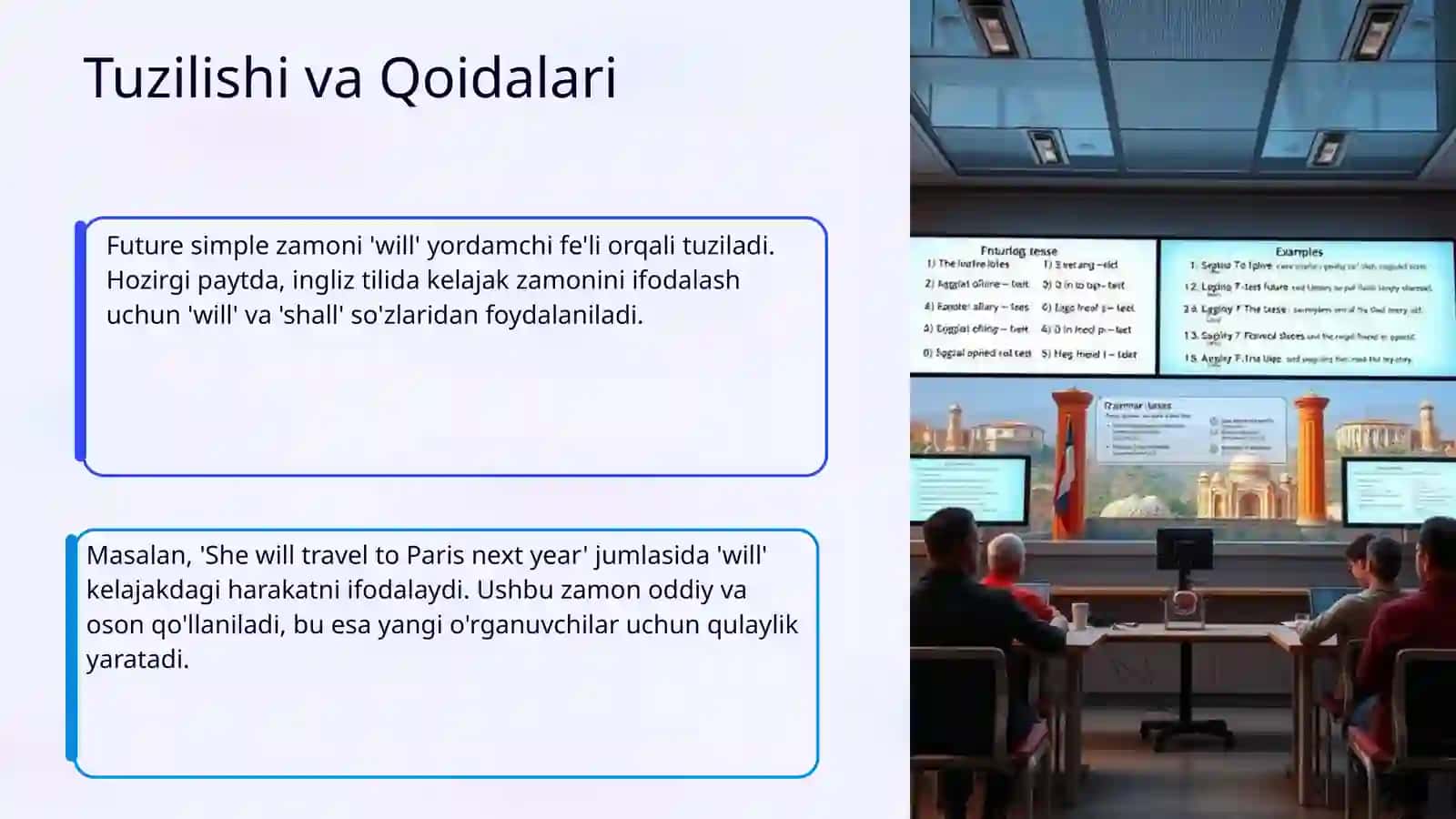Future simple ingliz tili 4