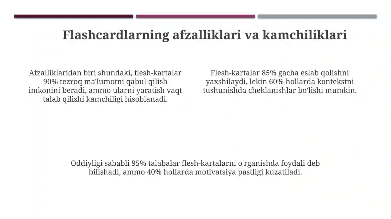 Oʻquv kartalari va ularning turlari 4