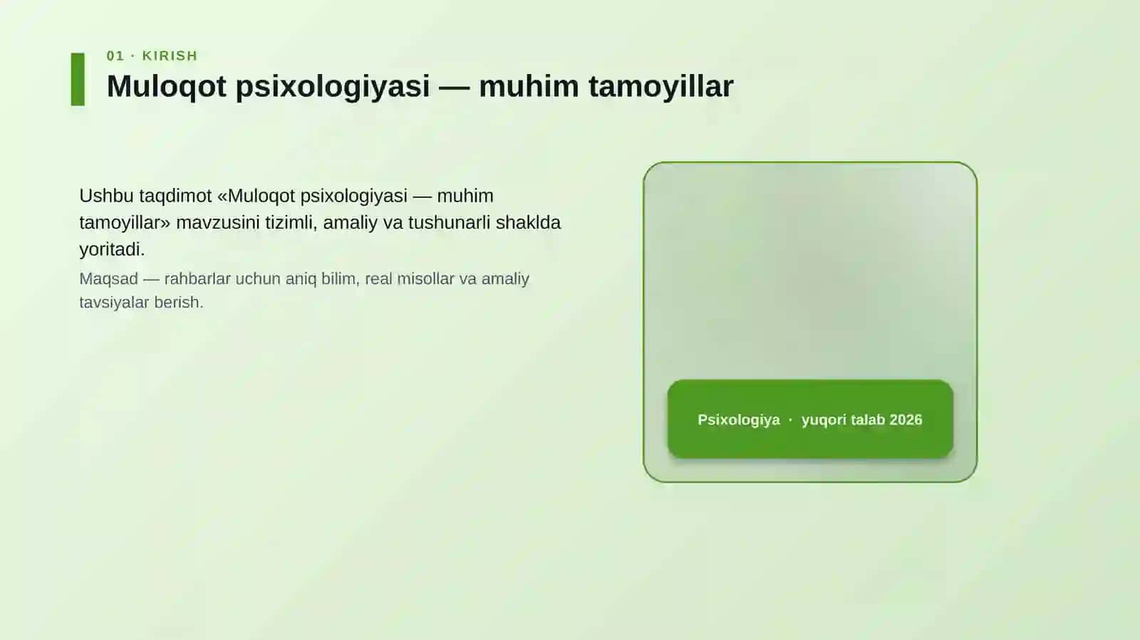 Muloqot psixologiyasi — muhim tamoyillar 4
