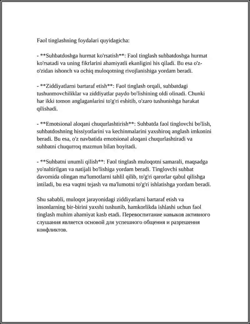 Muloqotda Ziddiyatlar va Muloqotchanlik 4