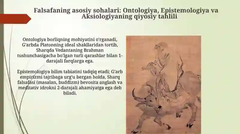Falsafaning mohiyatiga oid Sharq va G’arb mutafakkirlari ta’riflarini tasniflash 4