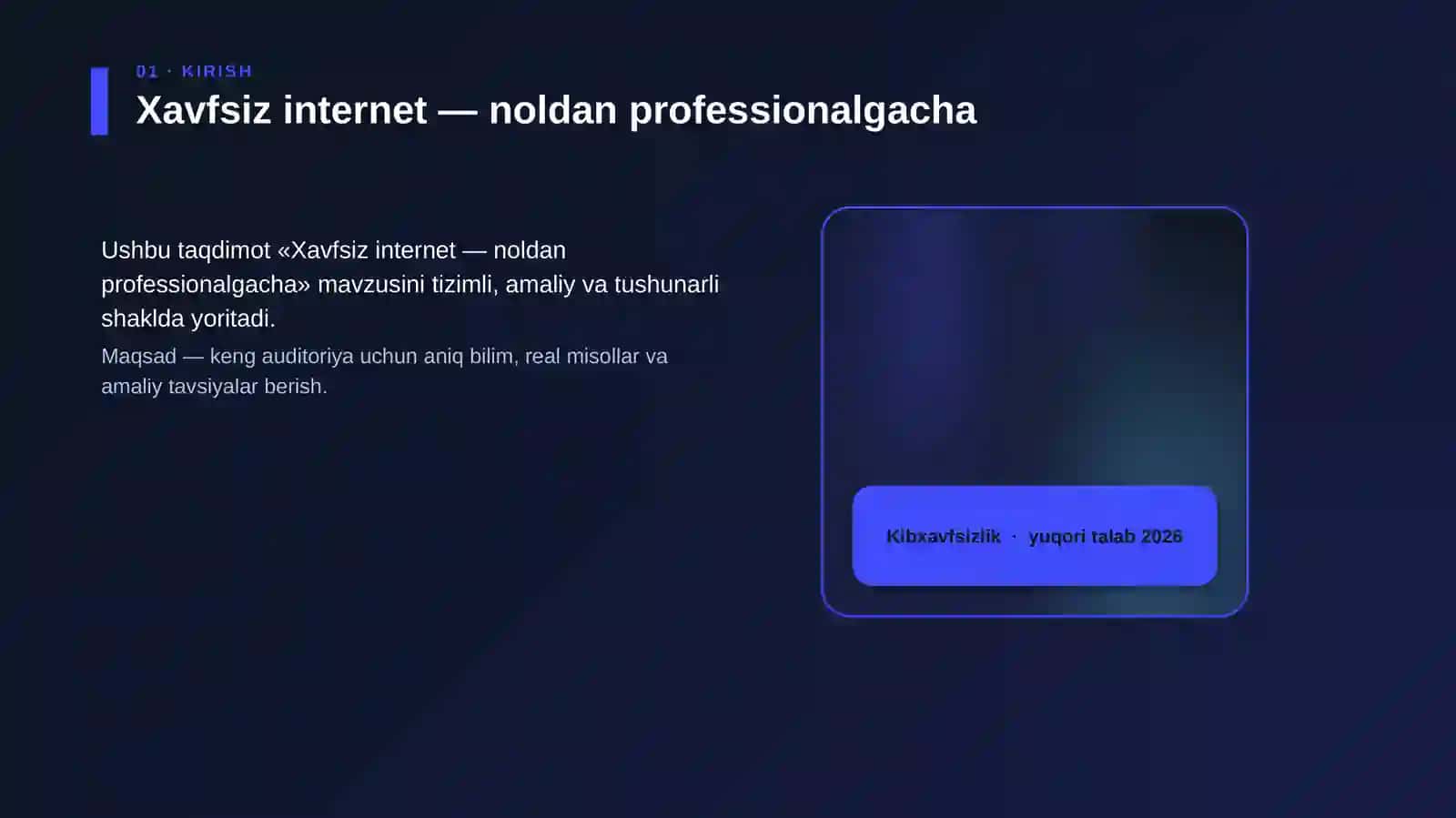 Xavfsiz internet — noldan professionalgacha 4