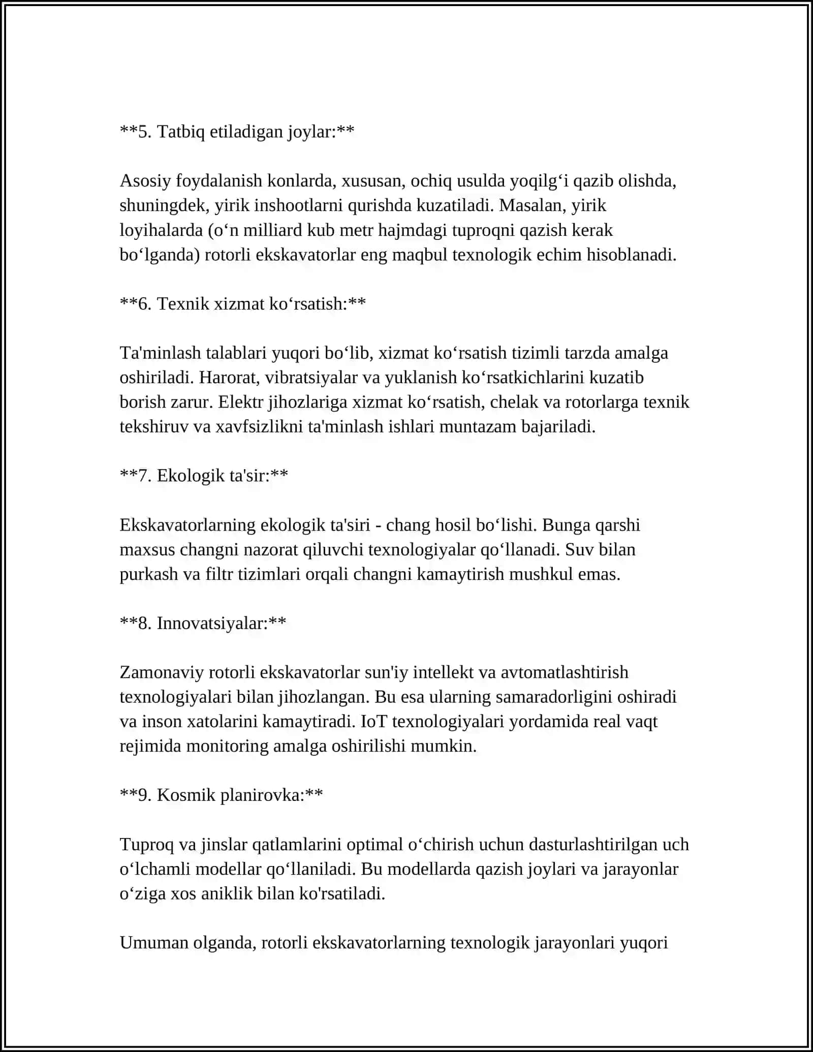 ROTORLI EKSKAVATOR. FREZERLI EKSKAVATOR 4