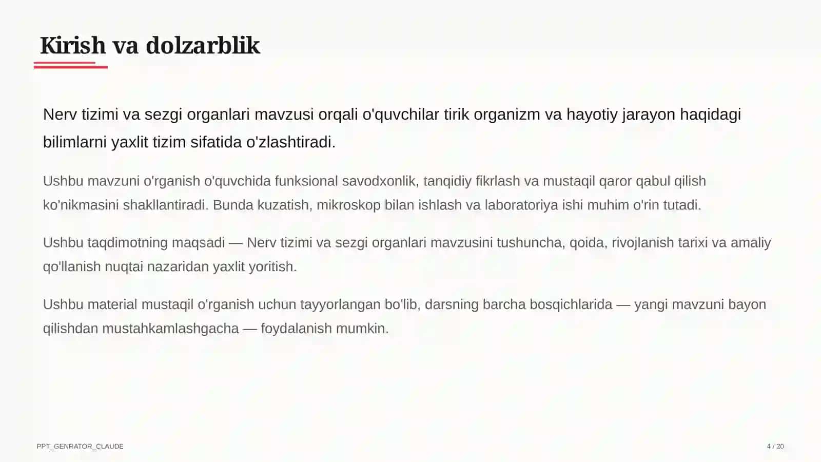 Nerv tizimi va sezgi organlari (8-sinf) 4