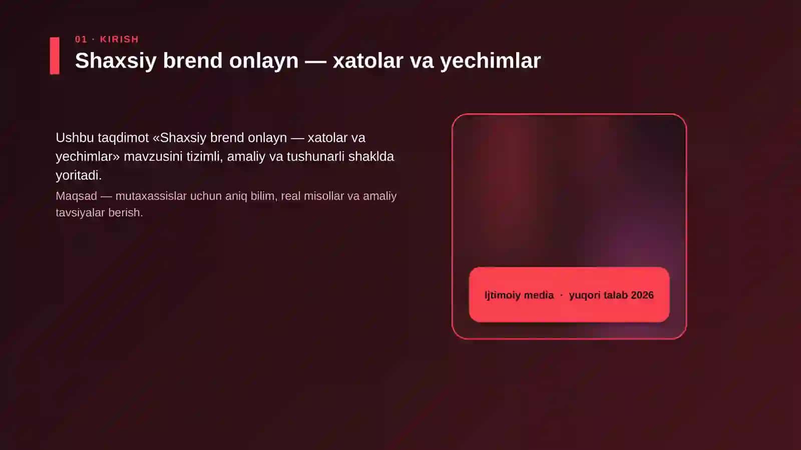 Shaxsiy brend onlayn — xatolar va yechimlar 4