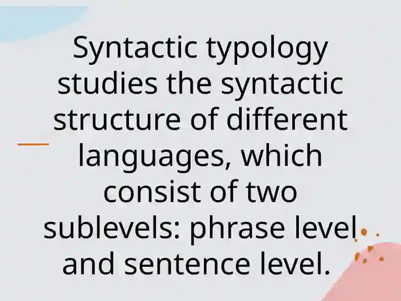 Typology of syntactic level of the English and Uzbek languages 4