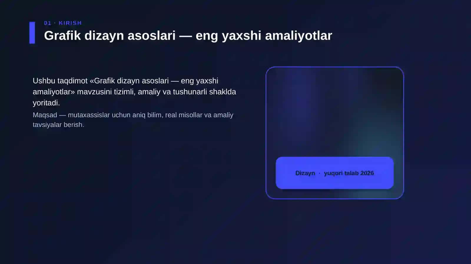 Grafik dizayn asoslari — eng yaxshi amaliyotlar 4