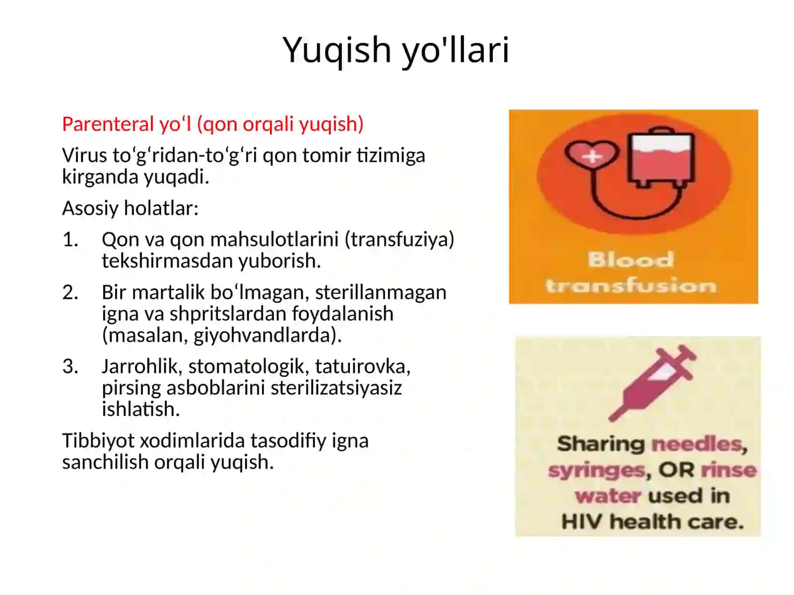 Orttirilgan immun taqchillik sindromi: etiologiyasi, yuqish yo'llari, patogenezi, klinik formalari, profilaktika va davolash prinsplari 4