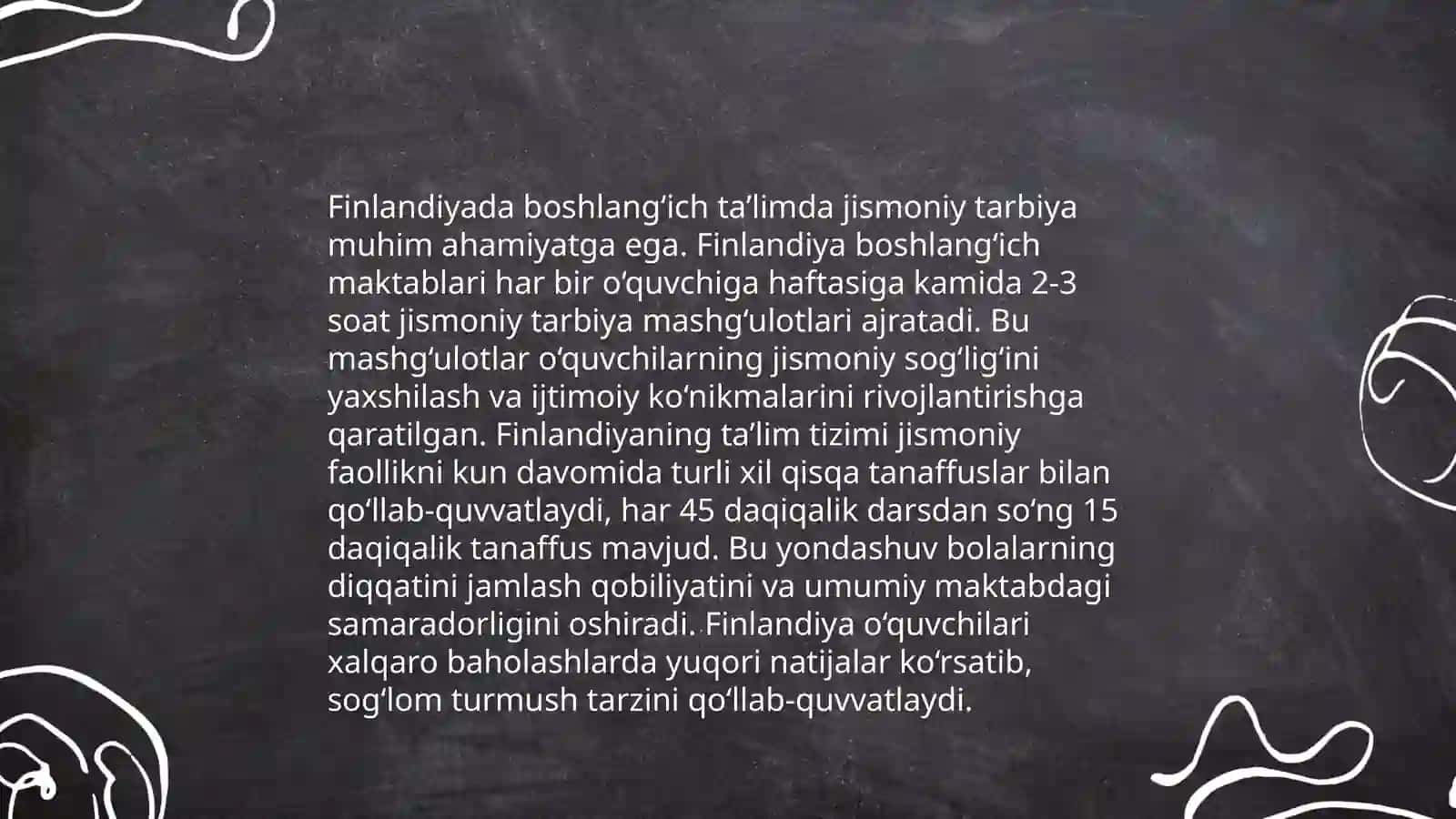 Xorijiy mamlakatlar ta'lim tizimida jismoniy tarbiya (Hindiston, Finlandiya misolida) 4