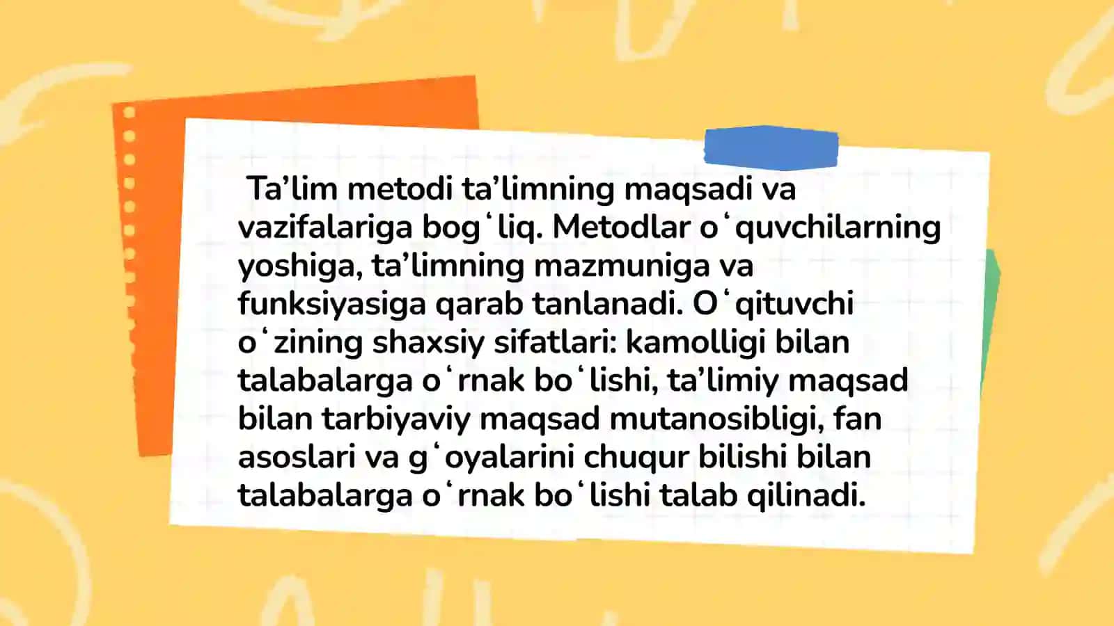 Ta'lim Metodlari va Vositalari 4