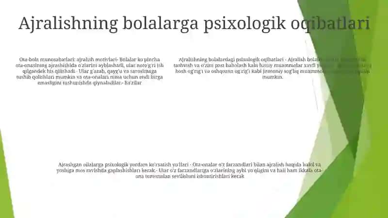 Oilaviy Munosabatlarning Buzulishi: Ajrim Motivlari. Inqirozli Oilaga Psixologik Ko‘Mak Berish Yo‘Llari. 4