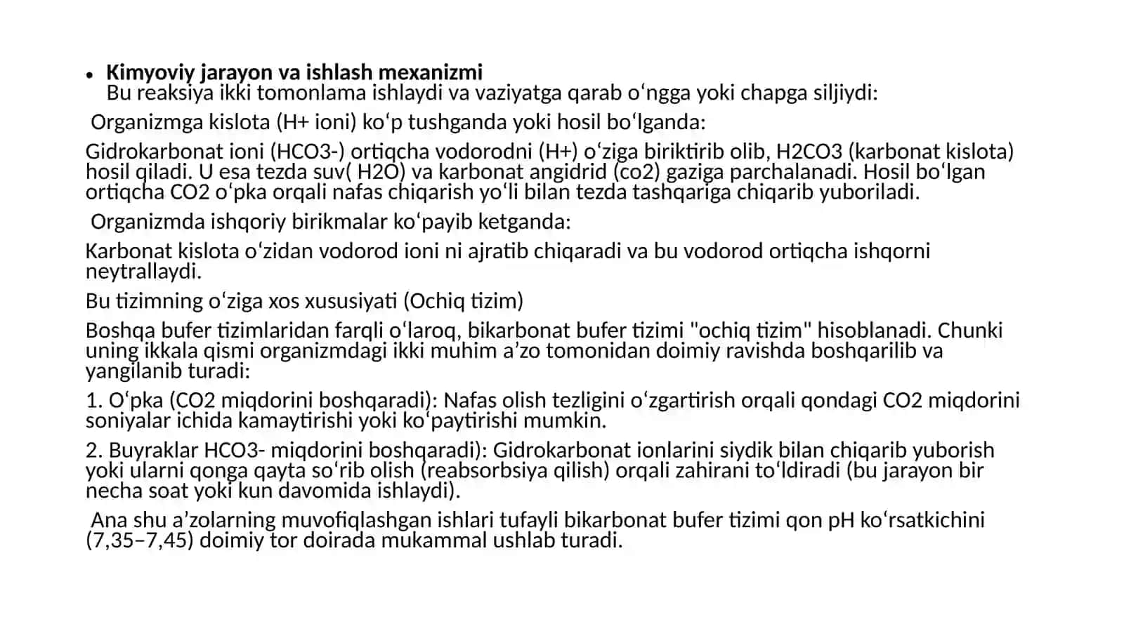 Agurux Qosimova Gulzodaxonning Anesteziologiya va reanimatologiya fanidan taʼyyorlagan Mustaqilishi KIM oʻzining mavzusi va pH tushunchasi 4