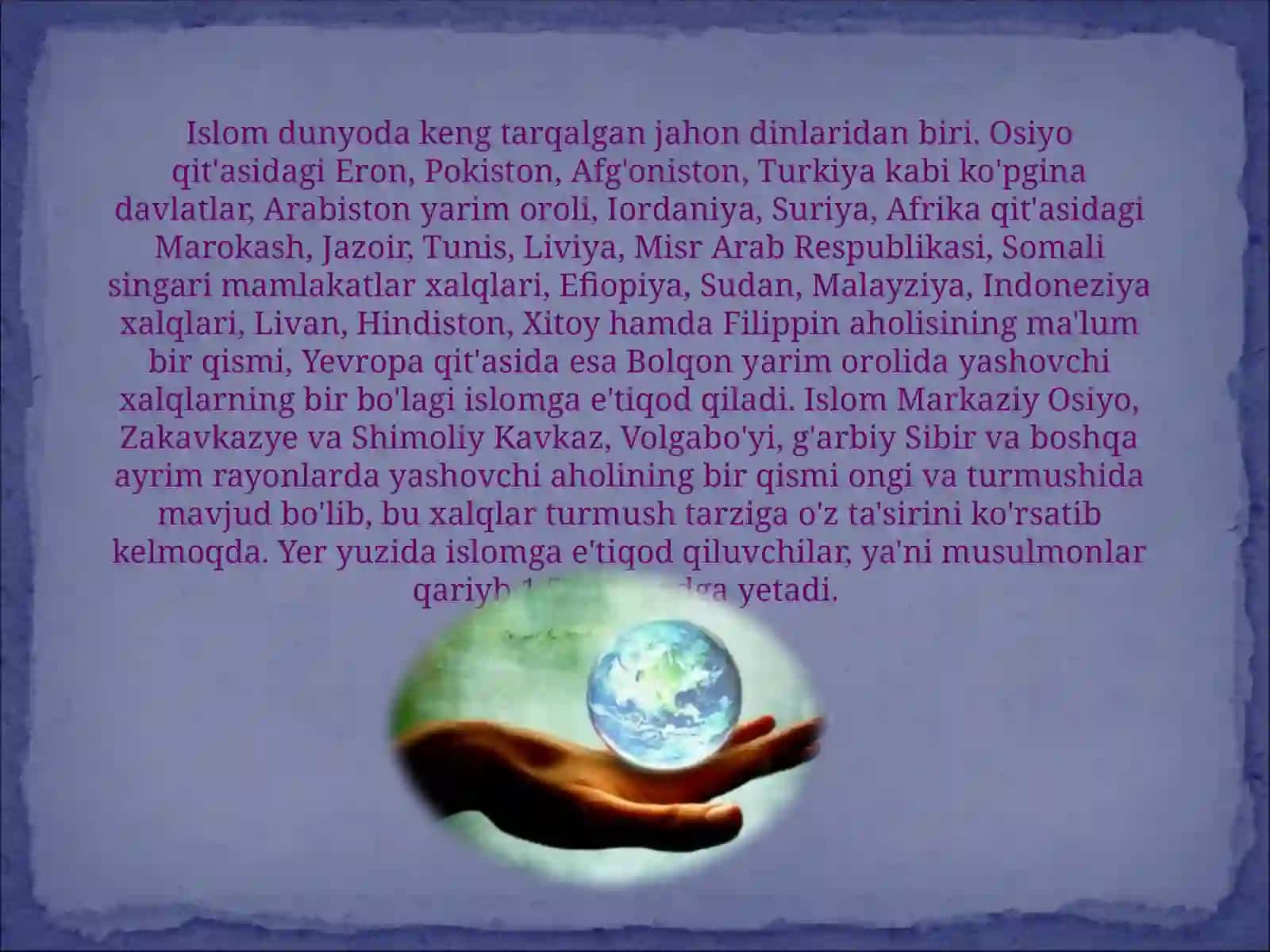 Islom dini qadriyatlari 4