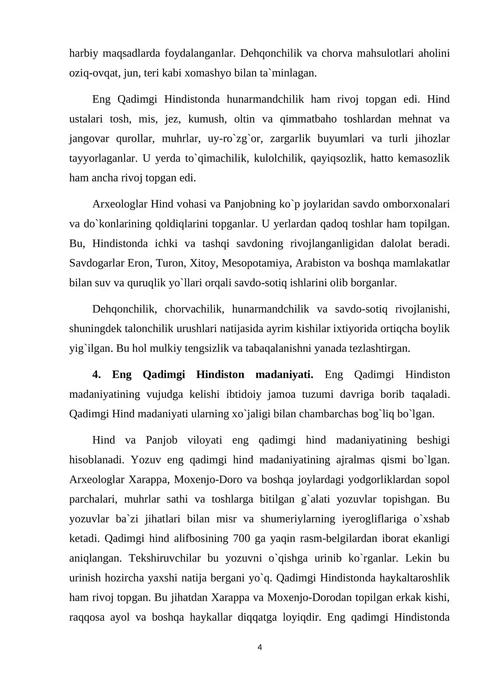 Eng qadimgi Hindiston 4