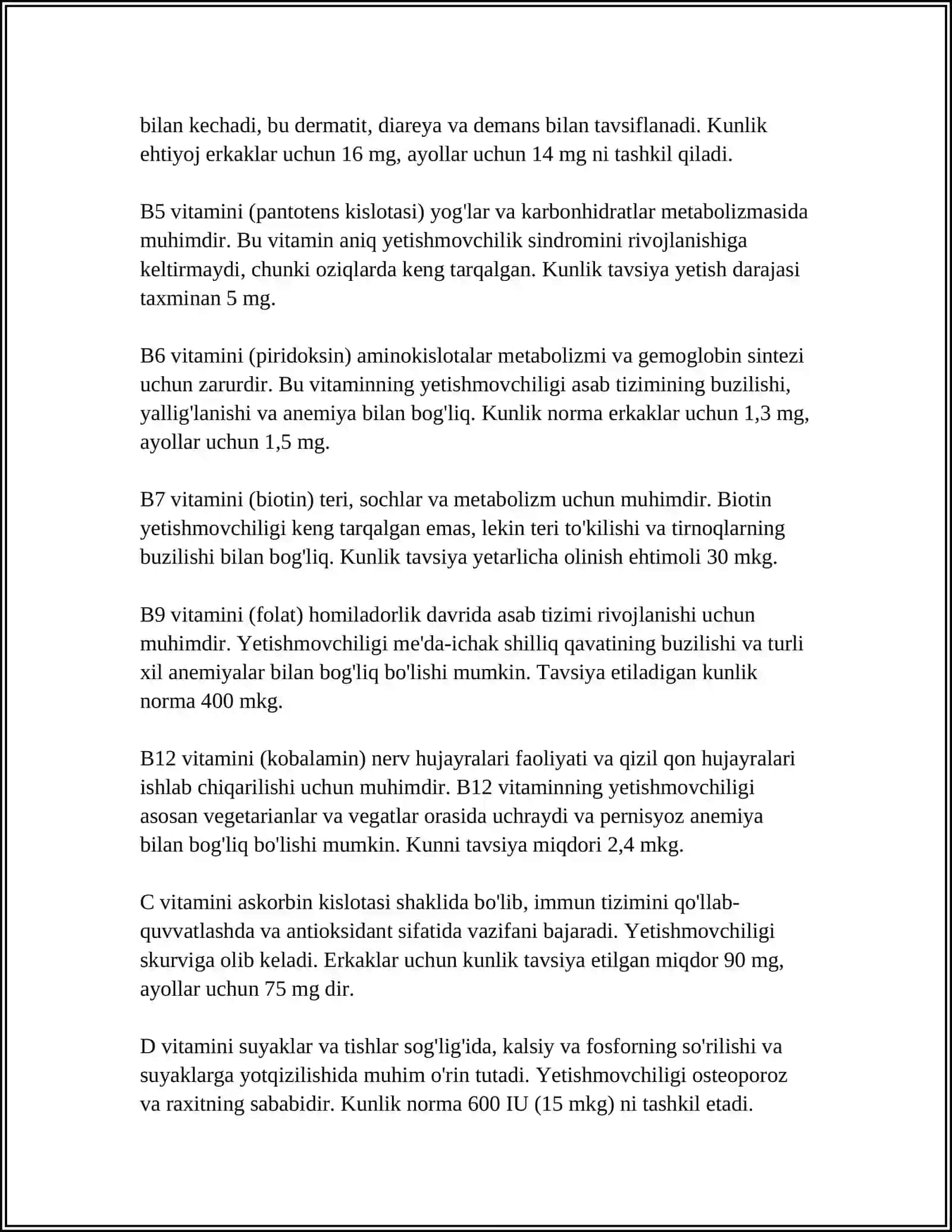 OZUQA VITAMINLARI VA ANTIBIOTIKLAR ISHLAB CHIQARISH 4