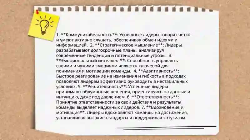 Лидерство 4