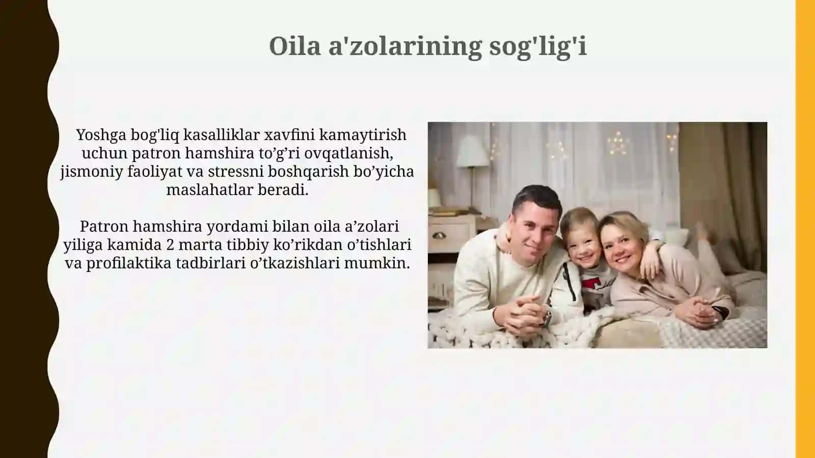 Oila A'zolarining Sog'lig'i 4