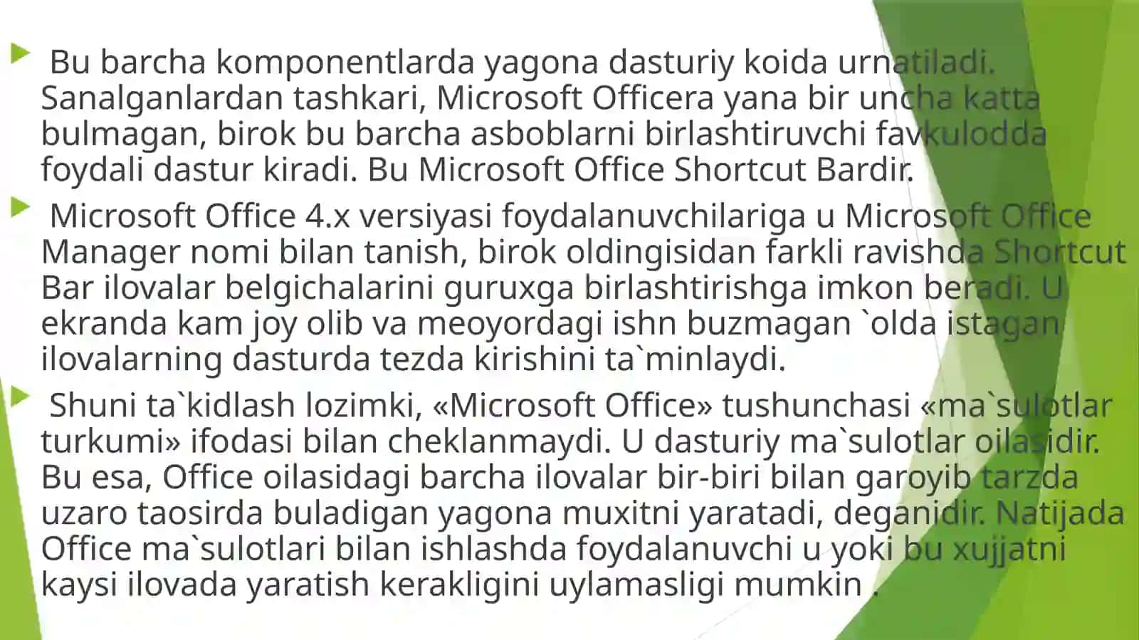 Zamonaviy operatsion tizimlar va ularning vazifalari 4